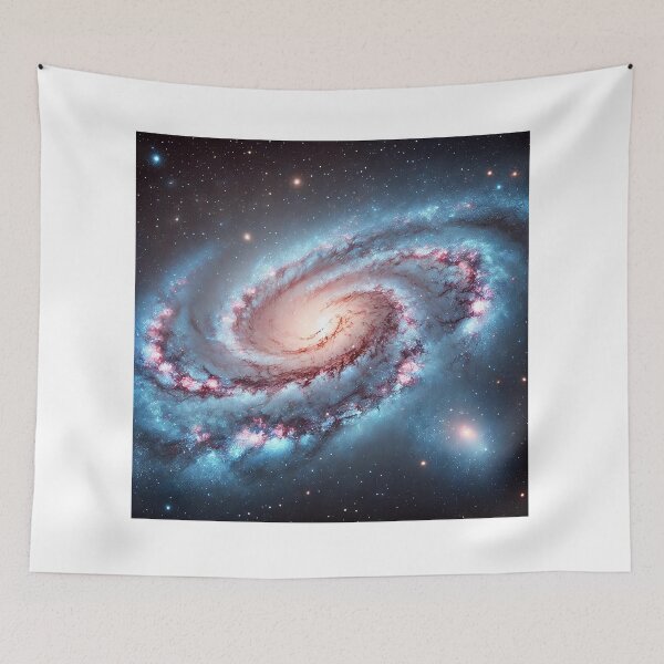 Item preview, Spiral Galaxy with Nebula Clouds designed and sold by shefo99.