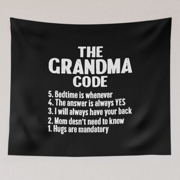 Item preview, The Grandma Code Granny Grandmother Grandparent designed and sold by Rahjihan.
