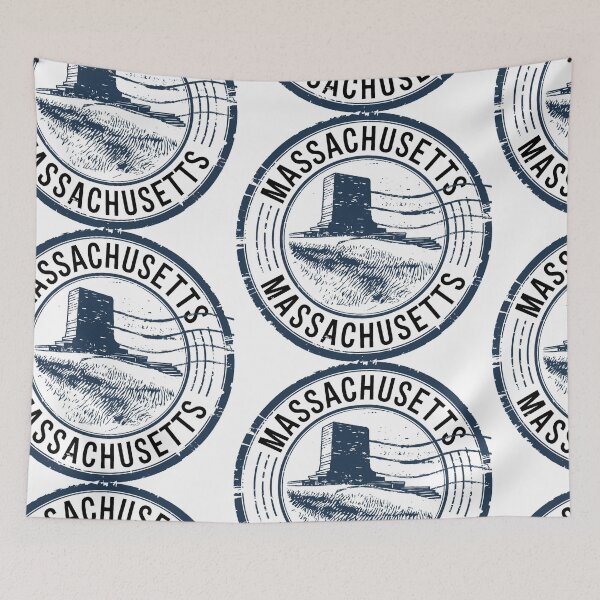 Item preview, United States on stamps - Massachusetts designed and sold by CleanDecor.