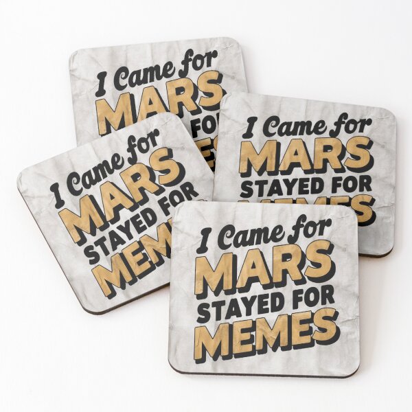 Item preview, Tesla Bumper I came for mars stayed for memes designed and sold by SanadDiab.