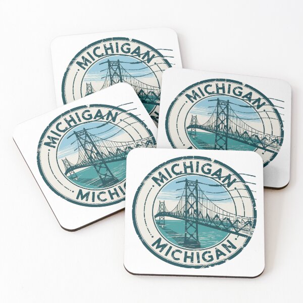 Item preview, United States on stamps - Michigan designed and sold by CleanDecor.