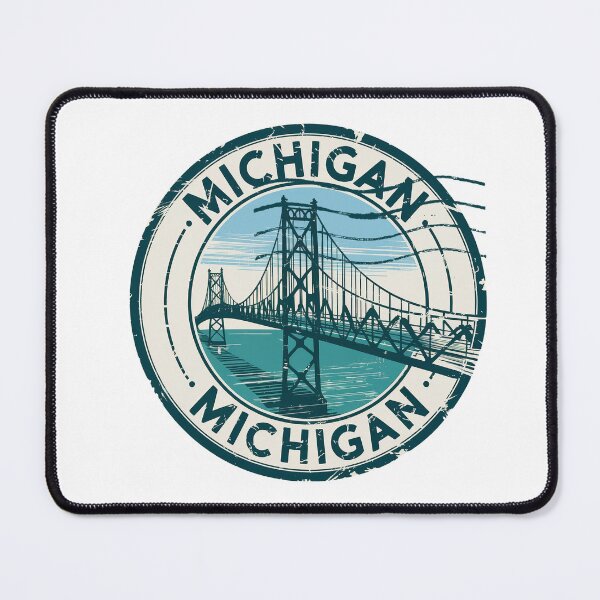 Item preview, United States on stamps - Michigan designed and sold by CleanDecor.