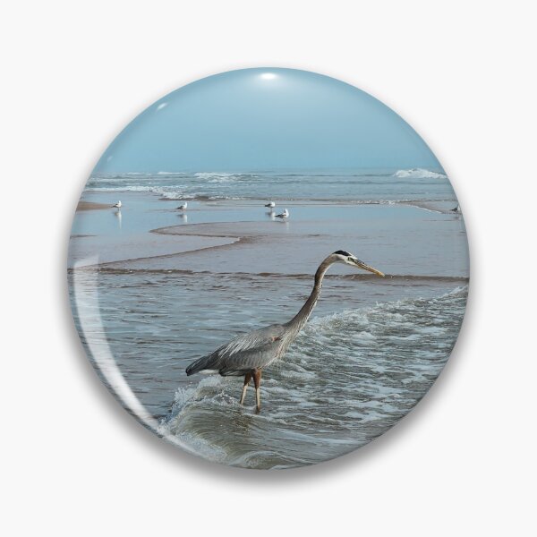 Item preview, HERON ON THE BEACH designed and sold by EstelleCress.