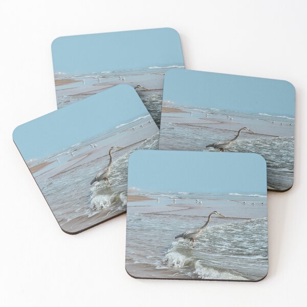 Item preview, HERON ON THE BEACH designed and sold by EstelleCress.