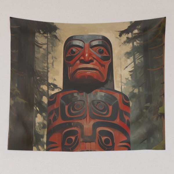 Artikelvorschau, Haida Bigfoot Totem entworfen und verkauft von VanKlin.