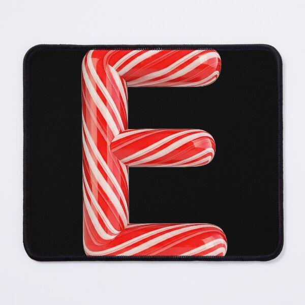Item preview, CANDY CANE LETTER E designed and sold by ART-TYPE.