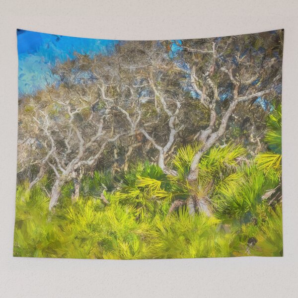 Item preview, Florida Scrub Oaks BW X102   designed and sold by RichFrancoCars.