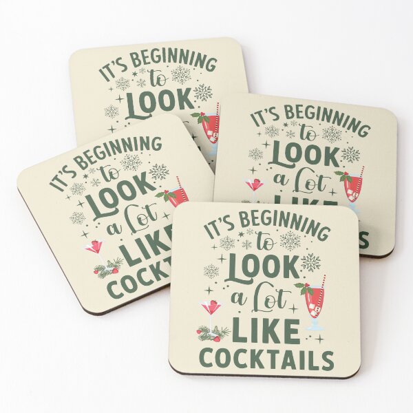 Item preview, Cocktails Christmas Design designed and sold by Printicato.