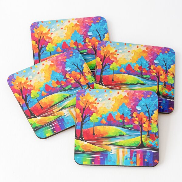 Item preview, Vibrant Dreamscape Autumn's Symphony Art designed and sold by Health And Fitness Posts e-Store.