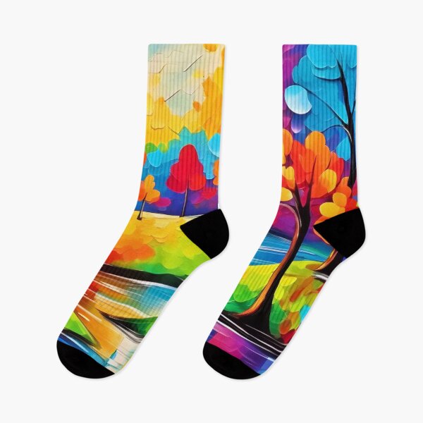 Item preview, Vibrant Dreamscape Autumn's Symphony Art designed and sold by Health And Fitness Posts e-Store.