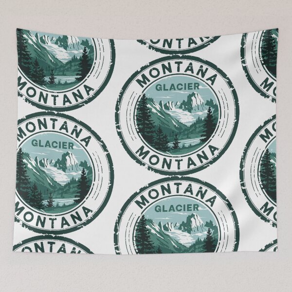 Item preview, United States on stamps - Montana designed and sold by CleanDecor.