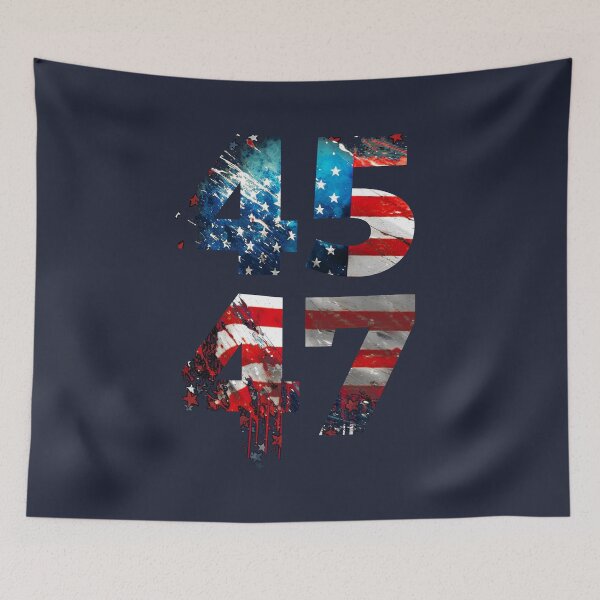 Item preview, US Election 2024 - President Trump 45-47 designed and sold by Moogle7.