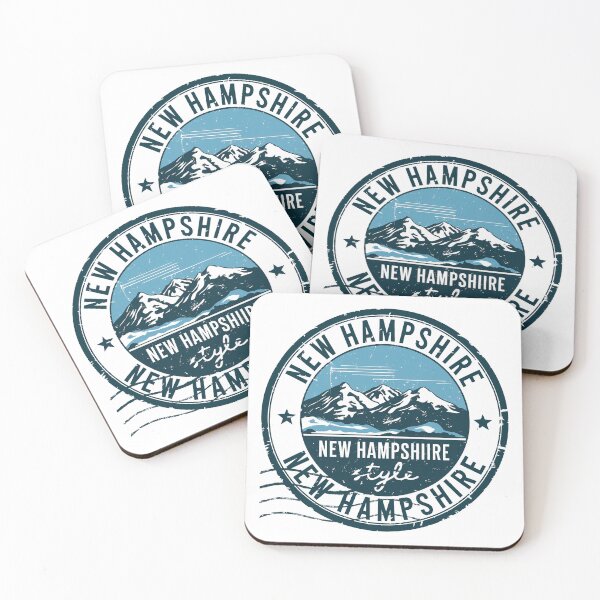 Item preview, United States on stamps - New Hampshire designed and sold by CleanDecor.