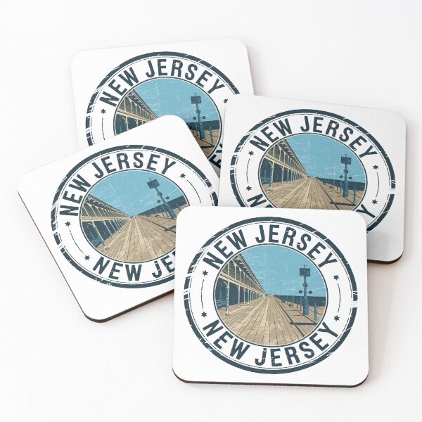 Item preview, United States on stamps - New Jersey designed and sold by CleanDecor.