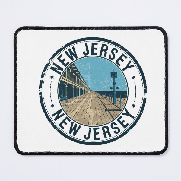 Item preview, United States on stamps - New Jersey designed and sold by CleanDecor.