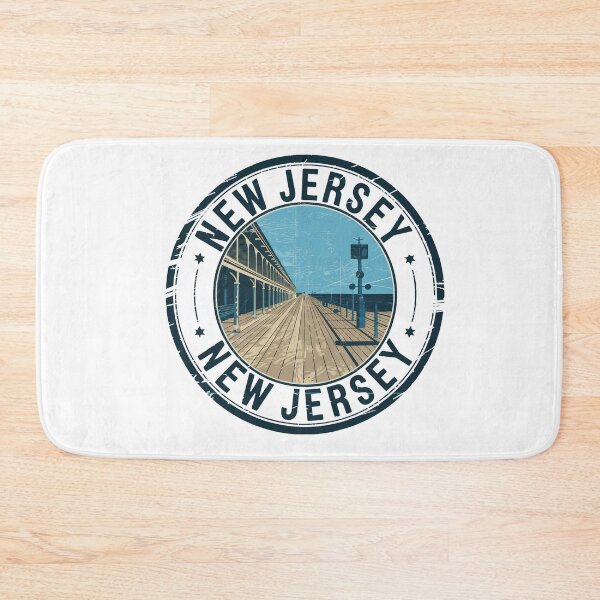 Item preview, United States on stamps - New Jersey designed and sold by CleanDecor.