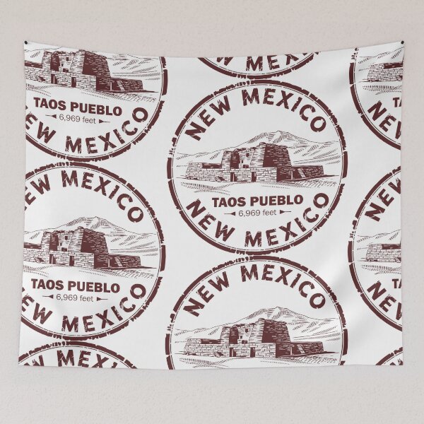 Item preview, United States on stamps - New Mexico designed and sold by CleanDecor.