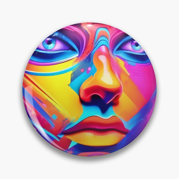 Item preview, Electric Dreamscape Psychedelic Portrait designed and sold by Health And Fitness Posts e-Store.