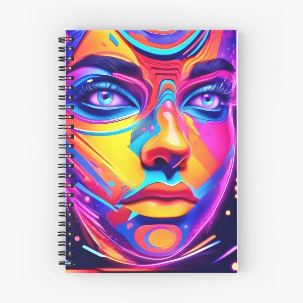 Item preview, Electric Dreamscape Psychedelic Portrait designed and sold by Health And Fitness Posts e-Store.