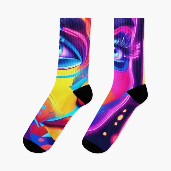 Item preview, Electric Dreamscape Psychedelic Portrait designed and sold by Health And Fitness Posts e-Store.