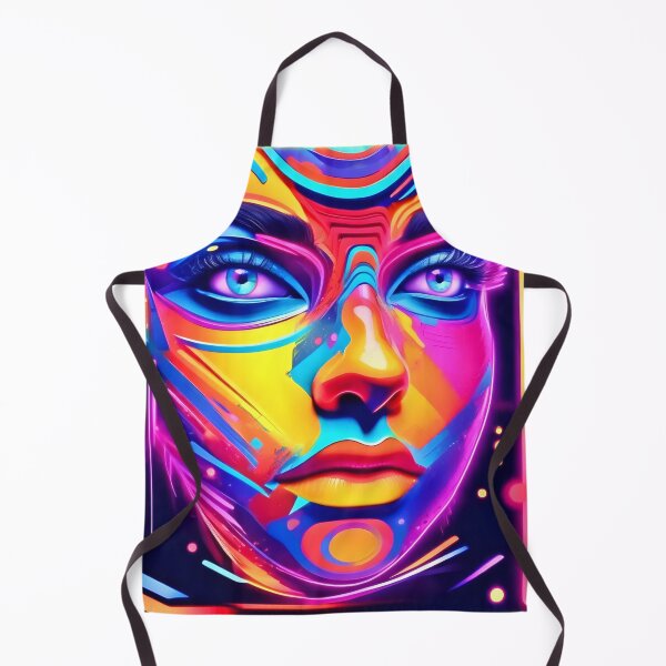 Item preview, Electric Dreamscape Psychedelic Portrait designed and sold by Health And Fitness Posts e-Store.
