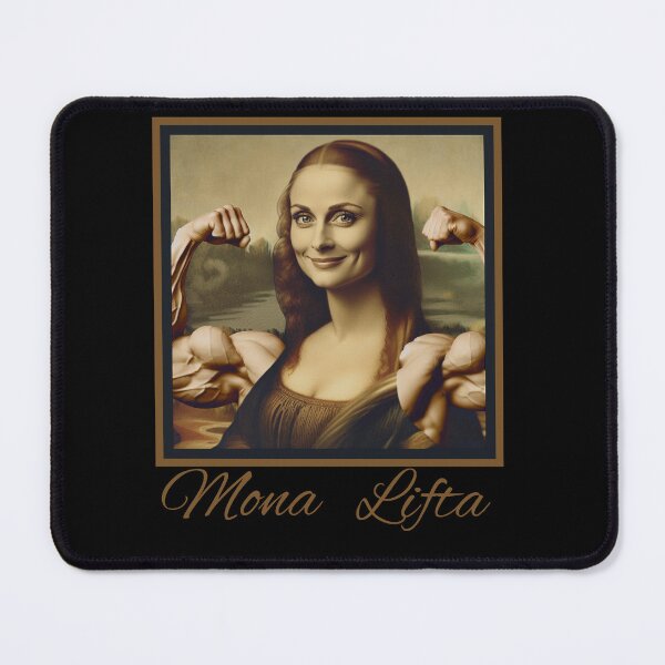 Item preview, Mona Lifta gym fitness muscle bodybuilding funny designed and sold by LayersDesign.