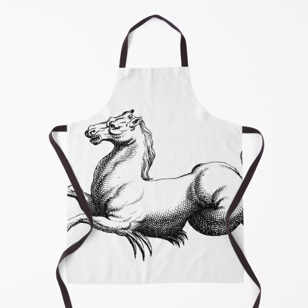 Item preview, Hippocampus Illustration, Capricorn Illustration  designed and sold by HawthorneFlame.