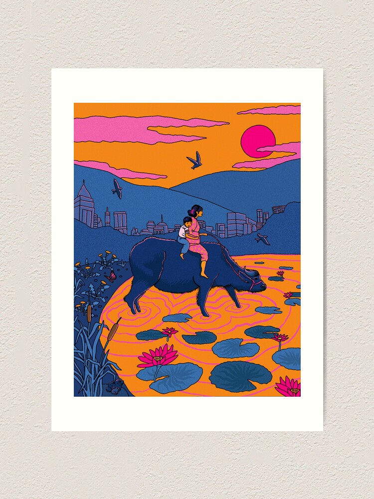 Thumbnail 1 of 3, Art Print, Kat Eng - Refuge designed and sold by searac.