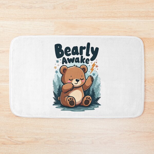 Item preview, bearly awake  designed and sold by Ismartista.
