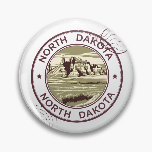 Item preview, United States on stamps - North Dakota designed and sold by CleanDecor.