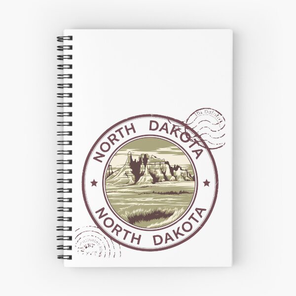 Item preview, United States on stamps - North Dakota designed and sold by CleanDecor.