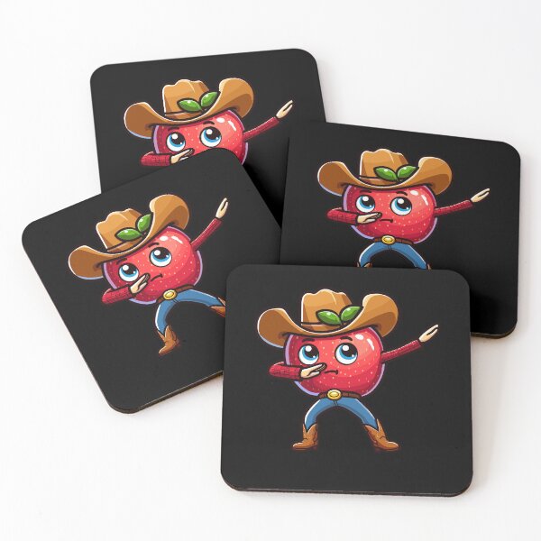 Item preview, Cute Dabbing Apple Cowboy Apple Lovers designed and sold by Artistoos.