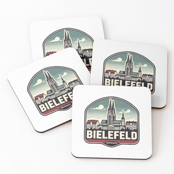 Item preview, Retro Bielefeld Skyline  designed and sold by MaateoDesign.
