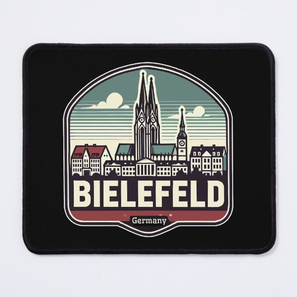 Item preview, Retro Bielefeld Skyline  designed and sold by MaateoDesign.