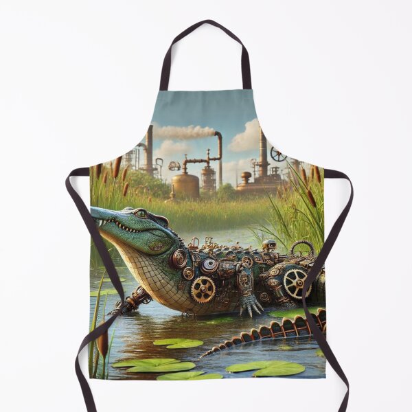 Item preview, Steampunk Freshwater Crocodile designed and sold by Sillytoe.