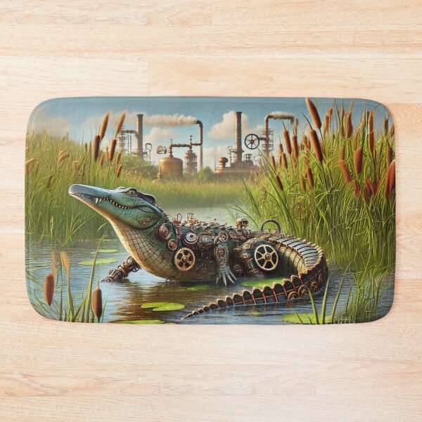 Item preview, Steampunk Freshwater Crocodile  designed and sold by Sillytoe.
