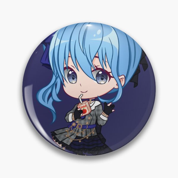 Item preview, Hoshimachi Suisei Hololive Chibi designed and sold by Racheya.