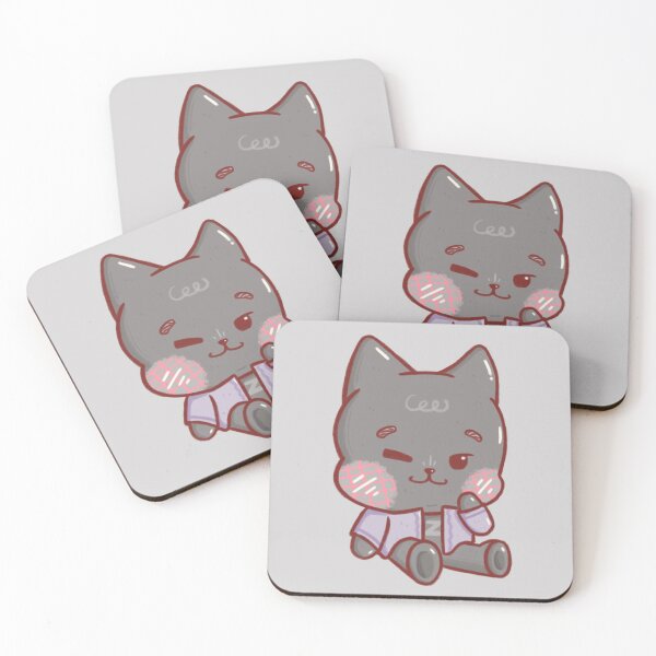 Item preview, Kim Ji Woong ZB1 Cute Black Cat Fanart Collage Zero Base One designed and sold by AJUNICE STUDIO.