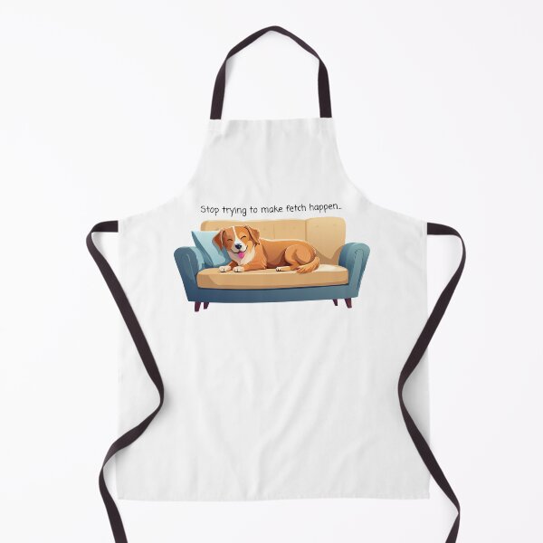 Item preview, Stop Trying To Make Fetch Happen - Lazy Dog on Couch designed and sold by thebigleebowski.