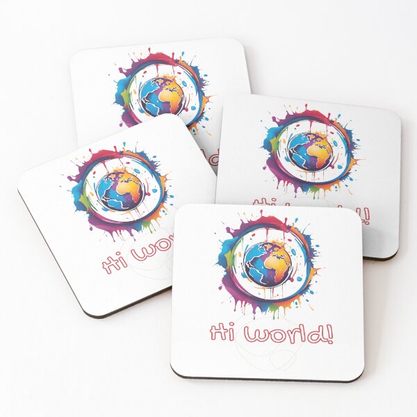 Item preview, Hi world! designed and sold by okalharbi.