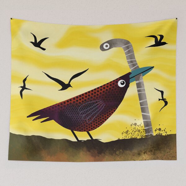 Item preview, The Early Bird Catches the Worm designed and sold by Andrew  Hitchen.