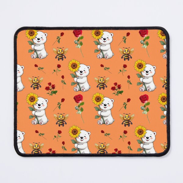 Item preview, Bees, Bears, Roses and Sunflowers Pattern designed and sold by Grang Art Artistic Designs.
