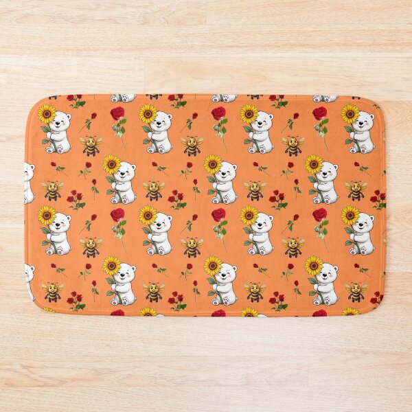 Item preview, Bees, Bears, Roses and Sunflowers Pattern designed and sold by Grang Art Artistic Designs.