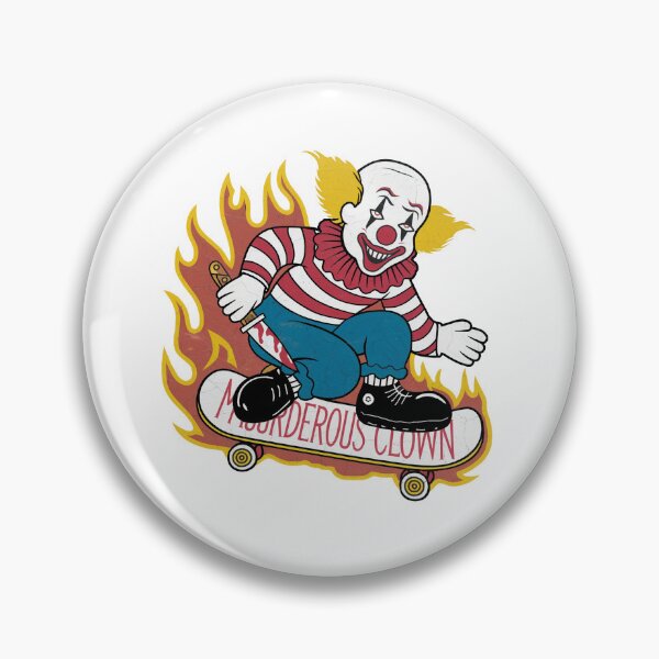 Item preview, Moorderous Clown Sticker designed and sold by lemurdesigns.