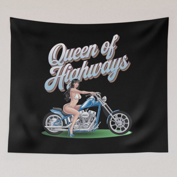 Item preview, Queen of highways - Biker babe alert - Hotter than asphalt - Wild hearts ride designed and sold by JansenGS.