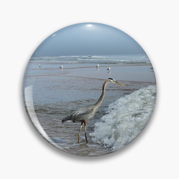 Item preview, HERON ON THE BEACH - 2 designed and sold by EstelleCress.