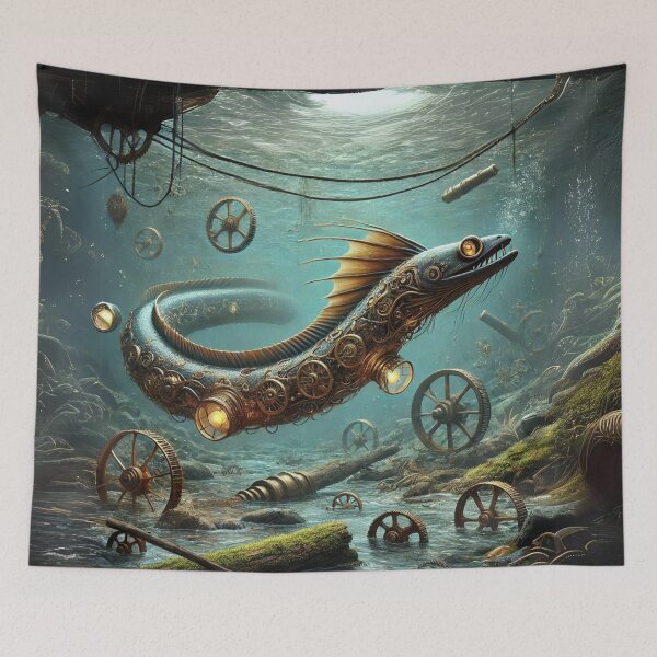 Item preview, Steampunk Freshwater Eel designed and sold by Sillytoe.