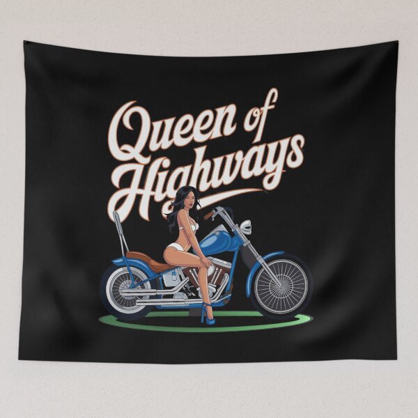Item preview, Queen of highways - Biker babe alert - Hotter than asphalt - Wild hearts ride designed and sold by JansenGS.