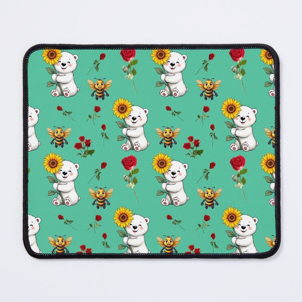 Item preview, Bees, Bears, Roses and Sunflowers Pattern designed and sold by Grang Art Artistic Designs.