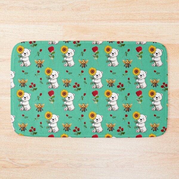 Item preview, Bees, Bears, Roses and Sunflowers Pattern designed and sold by Grang Art Artistic Designs.